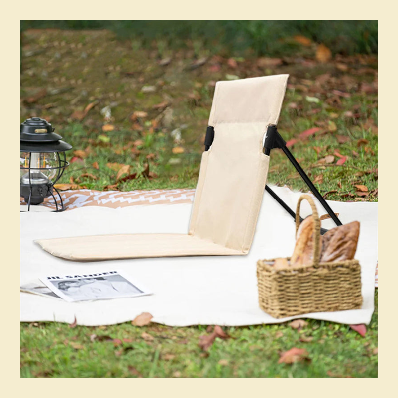 Foldable Camping Chair with Backrest picnic lifestyle