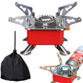 Foldable Windproof Portable Camp Stove Burner for Backpacking and Hiking