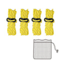 Reflective Tent Guy Ropes with Windproof Buckles for Camping