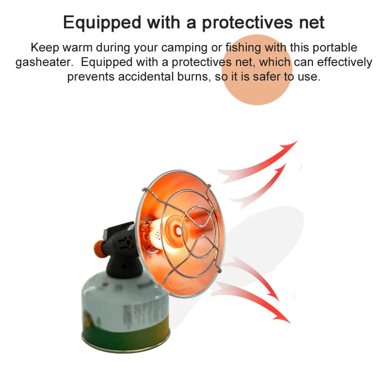 Portable Outdoor Camping Heater with Piezo Ignition for Backpacking