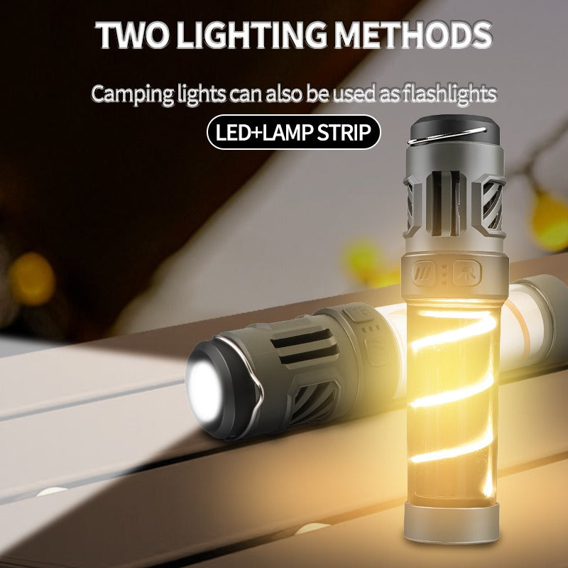 3-in-1 LED Camping Light with Mosquito Repellent and Tripod