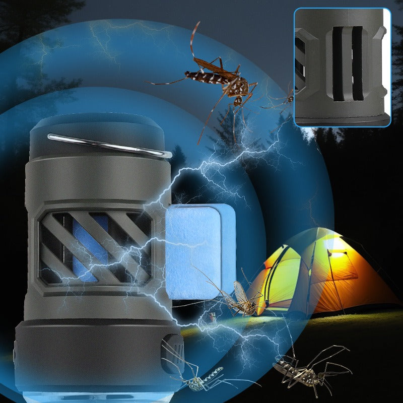 3-in-1 LED Camping Light with Mosquito Repellent and Tripod