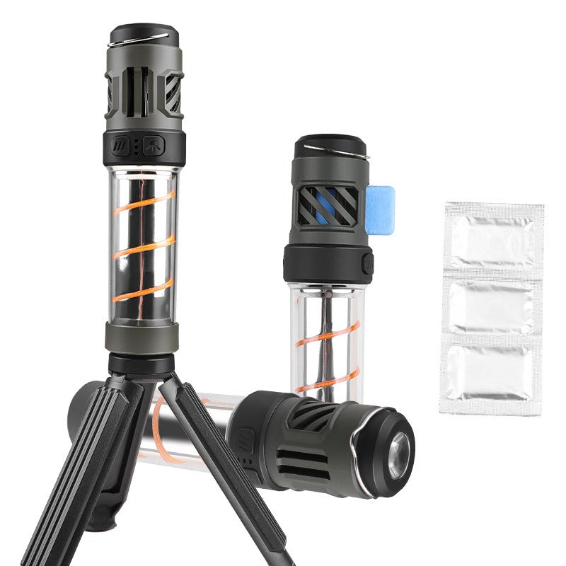 3-in-1 LED Camping Light with Mosquito Repellent and Tripod
