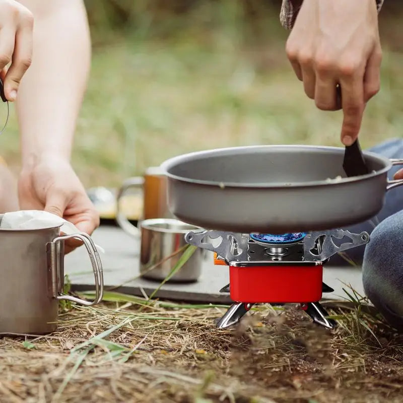 Foldable Windproof Portable Camp Stove Burner for Backpacking and Hiking