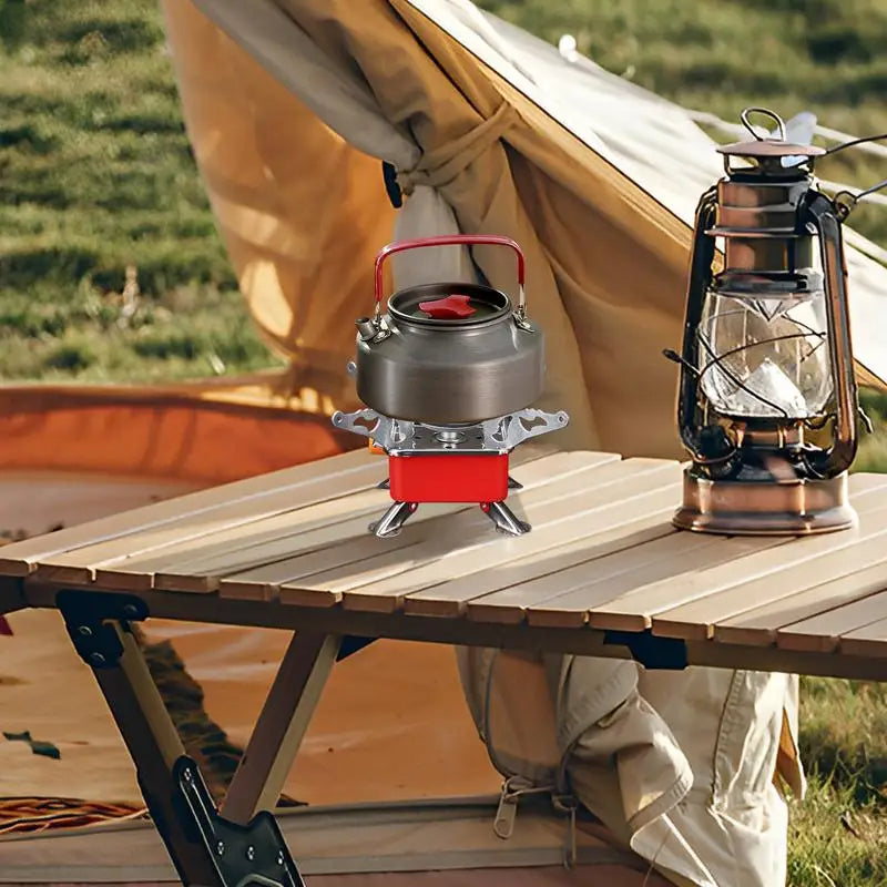 Foldable Windproof Portable Camp Stove Burner for Backpacking and Hiking