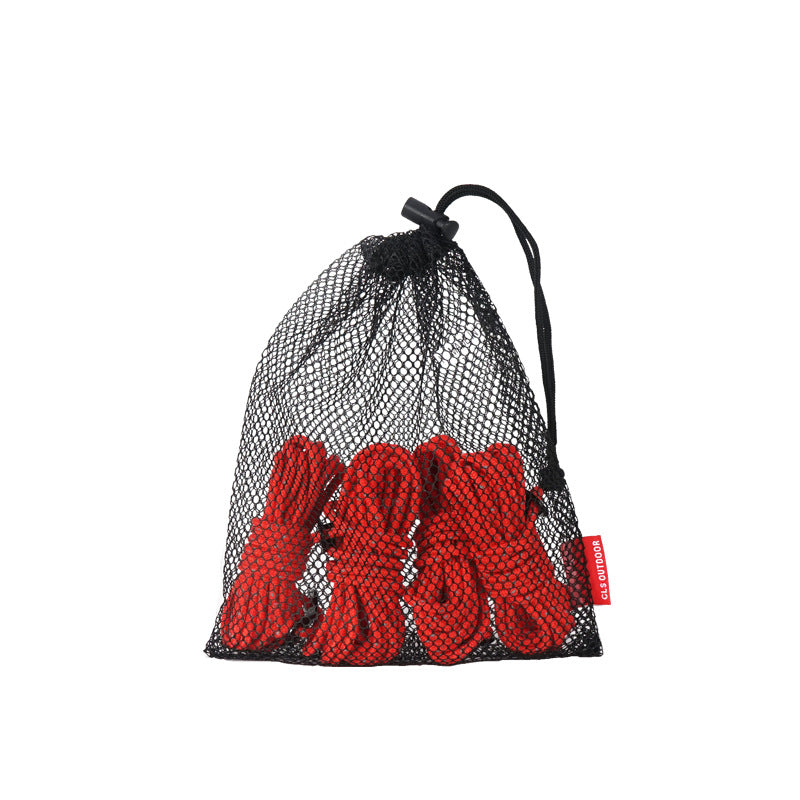 Reflective Tent Guy Ropes with Windproof Buckles for Camping