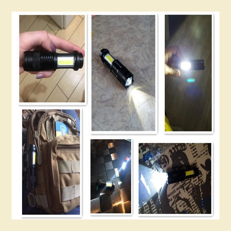 3800LM Zoom LED Flashlight High Power 6