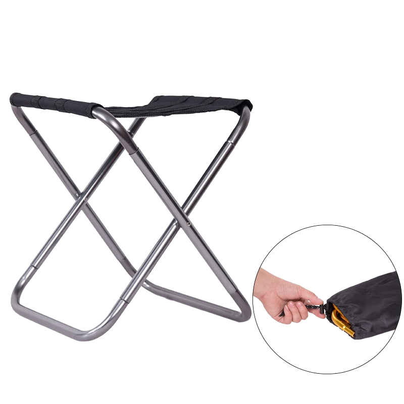 Outdoor Aluminum Folding Stool Chair