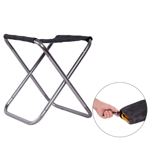 Outdoor Aluminum Folding Stool Chair