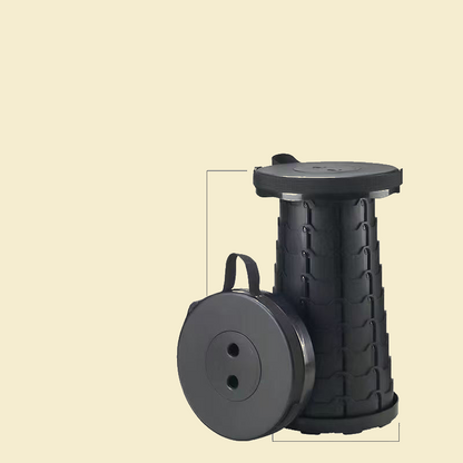 Heavy-Duty 400lb Folding Stool on tan background