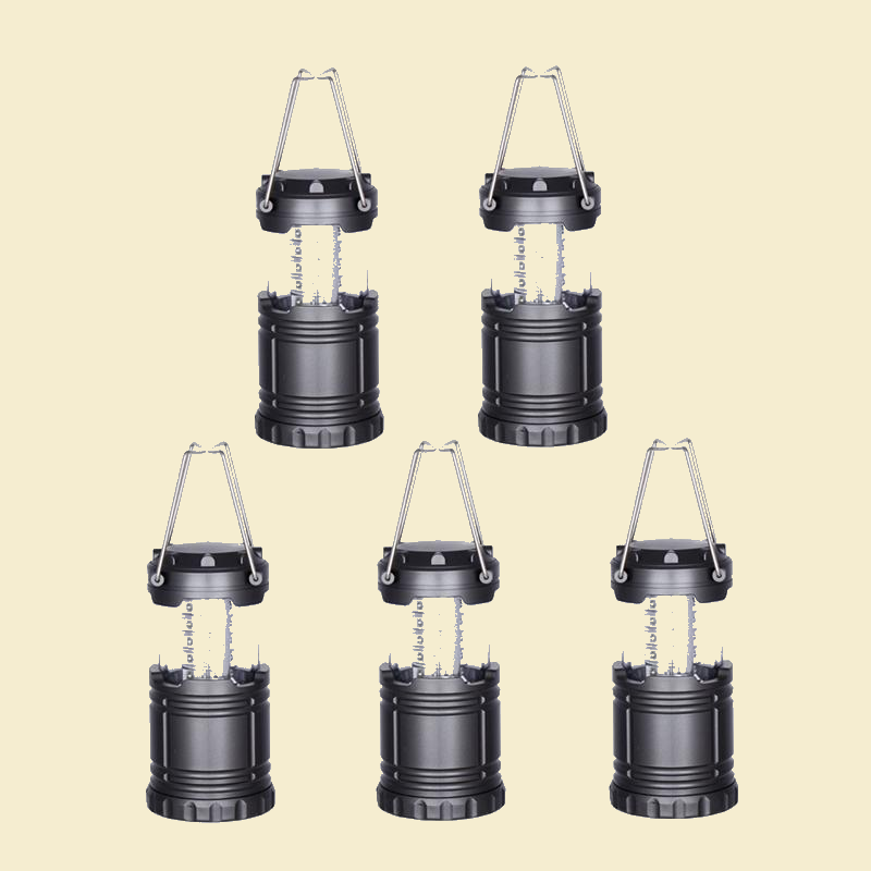 30 LED Collapsible Camping Lantern set of 5