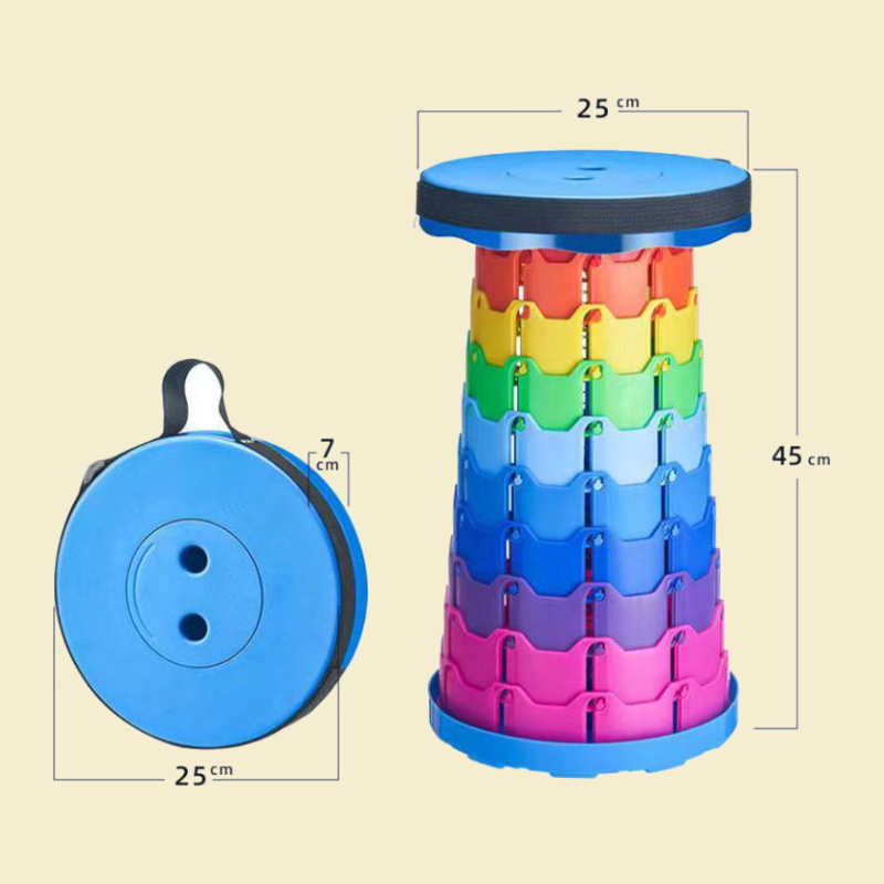 Heavy-Duty 400lb Folding Stool dimensions