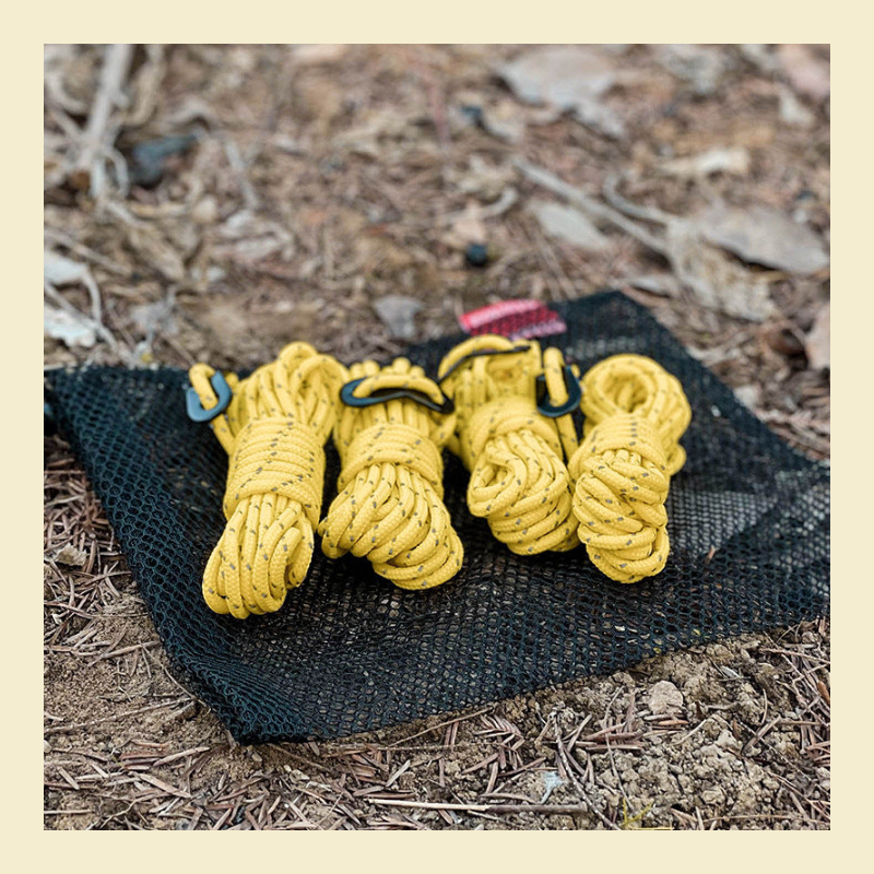 Reflective Tent Guy Ropes 4mm - outdoor lifestyle