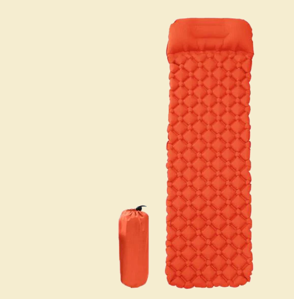 Insulated Camping Sleeping Pad orange