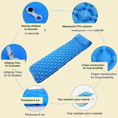 Insulated Camping Sleeping Pad features