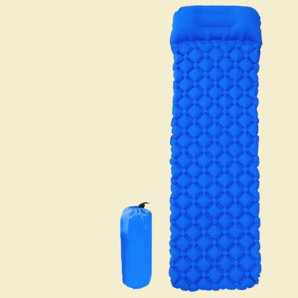 Insulated Camping Sleeping Pad blue