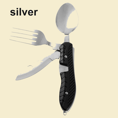 Stainless Steel Camping Tableware Set 6