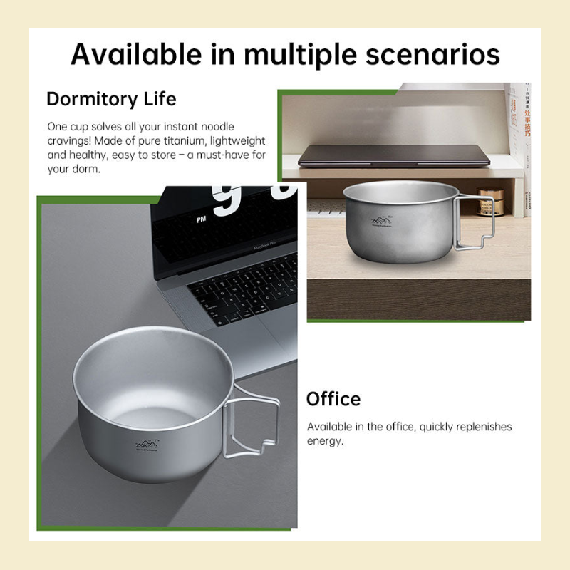 Titanium Alloy Camping Pot multiple scenarios