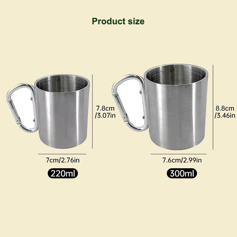 Stainless Steel Camping Water Cup 7